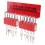 Lockout Tagout Station with 10 Keyed Different Safety Padlocks 2 Hasps 9