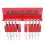 Lockout Tagout Station with 10 Keyed Different Safety Padlocks 2 Hasps 7