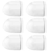 6 Stück Türstopper Boden Selbstklebend Puffer zum Aufkleben Transparent, Sto