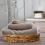 Round Wicker Baskets,Hand Woven Tray Storage Baskets Natural Water Hya 9