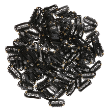 100Pcs 6-Zähne U-förmigen Haar Clips Extensions Snap Clip für Frauen Meta