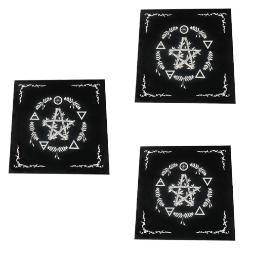 Typ A Tarot Tischdecke Samtmatte Fünfzackiger Stern Schönes Muster