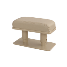 Supporto per bracciolo auto beige, supporto per gomito, regolabile, anti-fatica, altezza di riposo