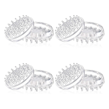 Protectores de alfombras, 8 piezas, copas con púas para ruedas, almohadillas protectoras para el suelo, ruedas transparentes