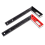 2Pcs Multi-Winkel Mess Lineal-Universal Kombination Winkel, 45/90 De 1