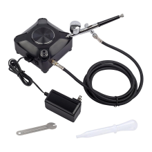 Sada pro airbrush s nastavitelným výstupem 40 PSI, dvojitý účinek, kompresor vzduchové stříkací pistole