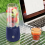Portable Blender Rechargeable Mini Juicer, Handheld Personal Fruit and 7