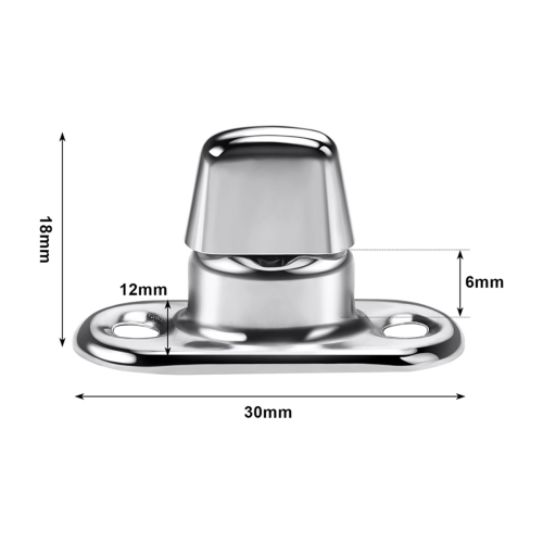 20 Sets Marine Grade Twist Lock Fasteners Turn Button Eyelet and Stud, 2