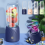 Portable Blender Rechargeable Mini Juicer, Handheld Personal Fruit and 10