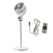 18650MAh Faltbarer tragbarer Ventilator USB-Fernbedienung Luftkühler Silent Rec
