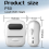 Portable Label Printer Thermal Inkless Adhesive Name Sticker Labeling 5