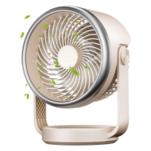 Tischventilator, Luftzirkulator, tragbarer Ventilator, batteriebetrieben mit USB, 4 Spe