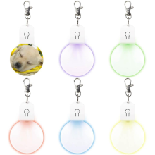 Pcs Sublimation Blank Schlüsselanhänger Wärme Transfer Druck LED Acryl K
