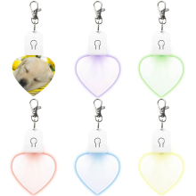 Pcs Sublimation Blank Schlüsselanhänger Wärme Transfer Druck LED Acryl K
