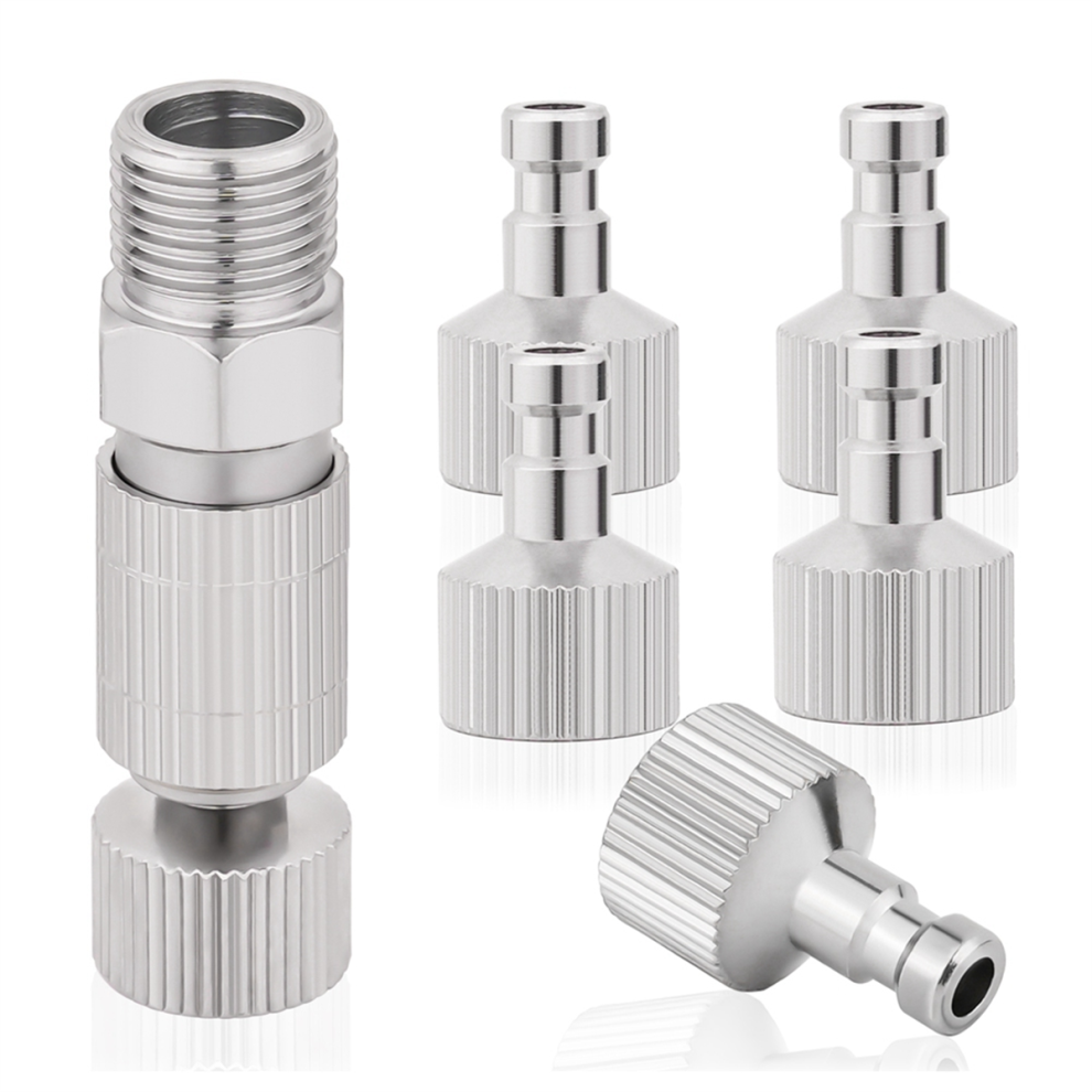 Airbrush Quick Disconnect Coupler Release Fitting Plug, 6Pcs 1/8 In Ma 4852641401939