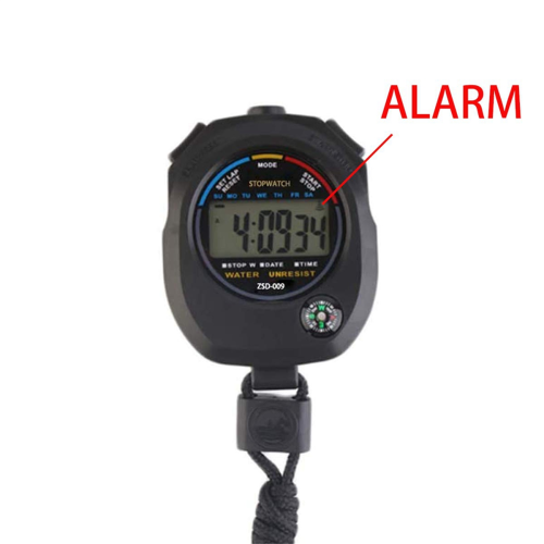 Multifunctionele elektronische digitale sportstopwatch-timer, speltraining 2