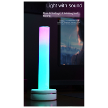 Barra de luz RGB com música sincronizada LED com controle de voz USB e atmosfera noturna