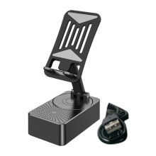 Supporto per cellulare 3 in 1 portatile pieghevole con altoparlante Bluetooth Cha