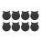8pcs Thumb Rest Cushion ProtectorSoft Silicone Clarinet Oboe for Black 1