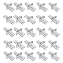 Nity z rdzeniem aluminiowym i łbem okrągłym, 200 szt., nity rozprężne typu Knock,