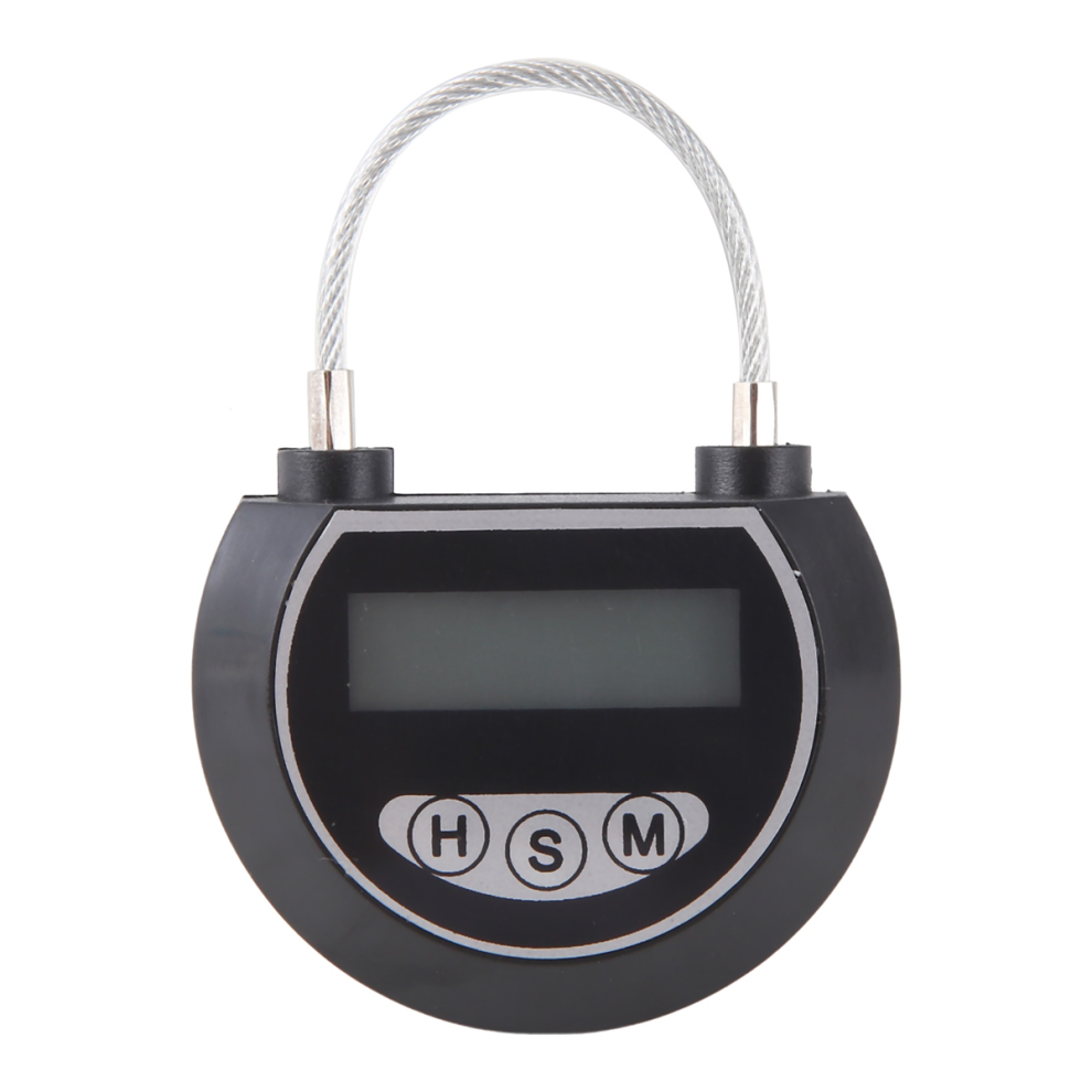 Electronic Time Lock Timer Container Multi Function Bin for Toys Black-image-OPC-PJPYMVM-NEW
