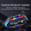 Bluetooth 5.0 Motorcykelhjelm Headset Hovedtelefon Trådløs Interphone 5