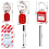 Lockout Tagout Station for Safe Electrical Lockouts,2Hasps,25Loto Tags 6