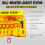 Lockout Tagout Station for Safe Electrical Lockouts,2Hasps,25Loto Tags 7