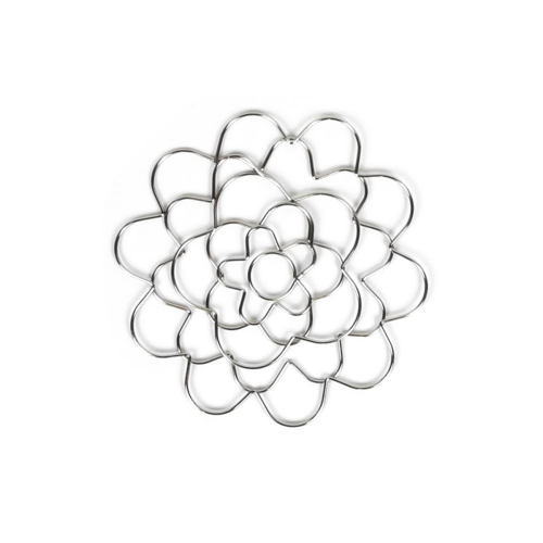 Blomsterarrangementholderassistent genanvendelig rustfrit stål 4 tommer