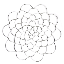 Blomsterarrangementholderassistent genanvendelig rustfrit stål 8 tommer