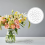 Blomsterarrangementholderassistent genanvendelig rustfrit stål 4 tommer 4