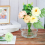 Blomsterarrangementholderassistent genanvendelig rustfrit stål 4 tommer 6
