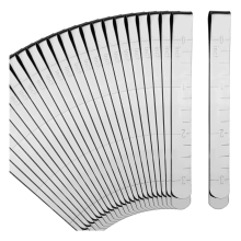 Pachet de 40 de cleme de cusut din oțel inoxidabil, instrument metalic pentru tivuri cu măsurătoare
