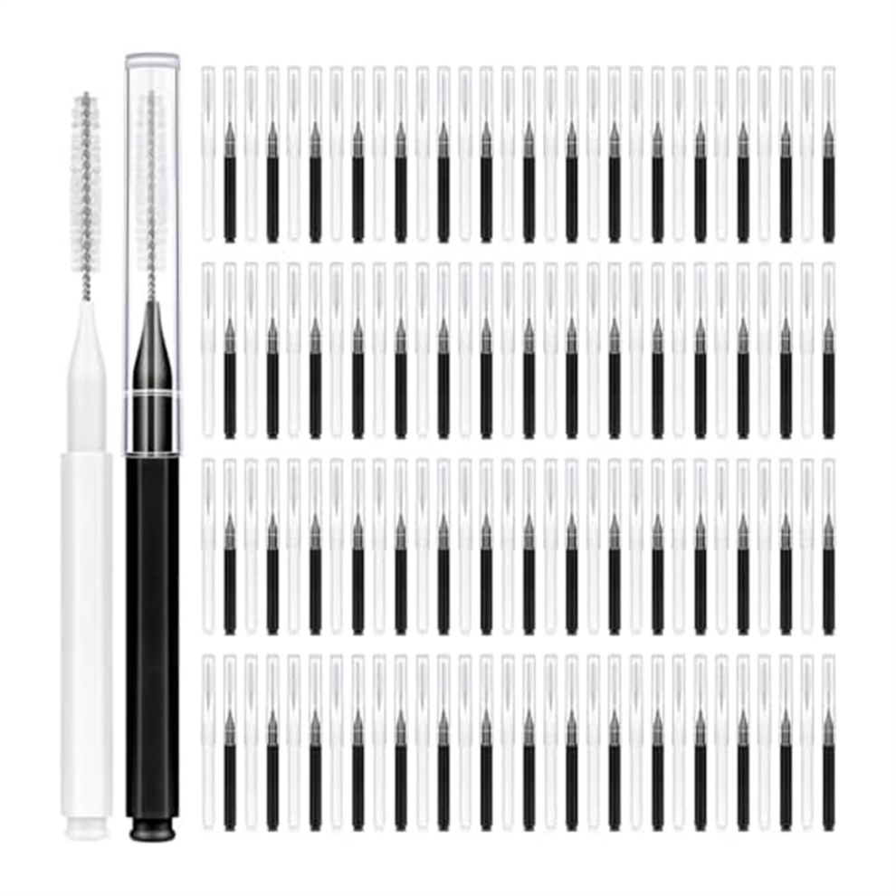 120 StüCke InterdentalbüRsten, ZahnspangenbüRstenreiniger FüR Die Zahnreinigung-image