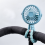 Rosa Tragbare USB Aufladbare Leise Mini Ventilator 3 Geschwindigkeit Einstellbar mit 5