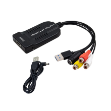 USB-videooptagelseskort /HD/Hi8/DVD til digital konverter HD/S-video USB