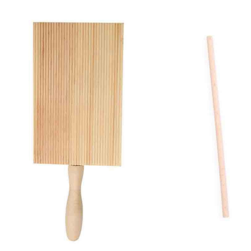 Italian Gnocchi Board Wood Kitchen Baking Tool Pasta Maker Professiona
