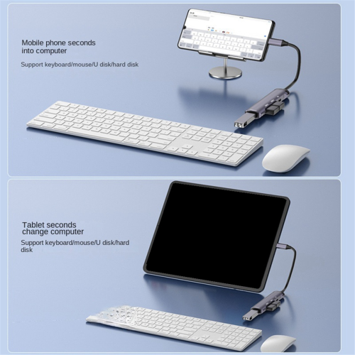 Hub Type-C til USB3.0 USB2.0 PD-adapter dockingstation til computer Nej