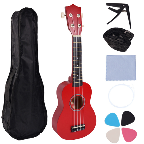 E 21-Inch Mini Ukulele, Entry-Level for Beginners, Four-String Small G