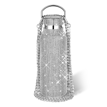 Diamond Stainless Steel Water Bottle Portable Glitter Rhinestone Cross