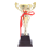 Taça de troféu de ouro de 12,6 polegadas para competições de futebol esportivas 2