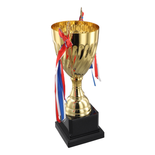 Taça de troféu de ouro de 11,4 polegadas para competições de futebol esportivas 2