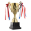 Taça de troféu de ouro de 11,4 polegadas para competições de futebol esportivas 4