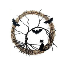 Halloween Wreaths for Front Door,Halloween Wreath,