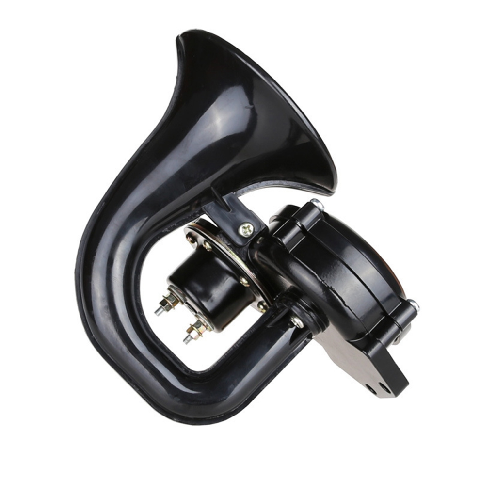 Car Truck Horn For 48W 24V 300Db Snail Loud Clear Black 4854170196263