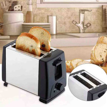 2 Slice Toaster Slot Reheat Stainless Steel Heat Control