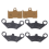 6Pcs Front Rear Brake Pads Replace for CF500 500Cc 2