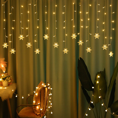 (Warm White) Christmas String Fairy Curtain Lights Party Decor 2
