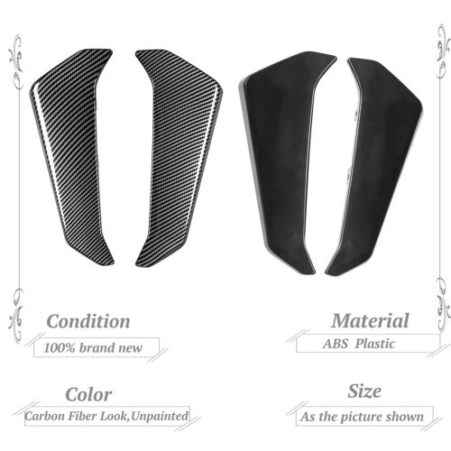 Carbon Fiber Radiator Side Panels Protector Cover 2