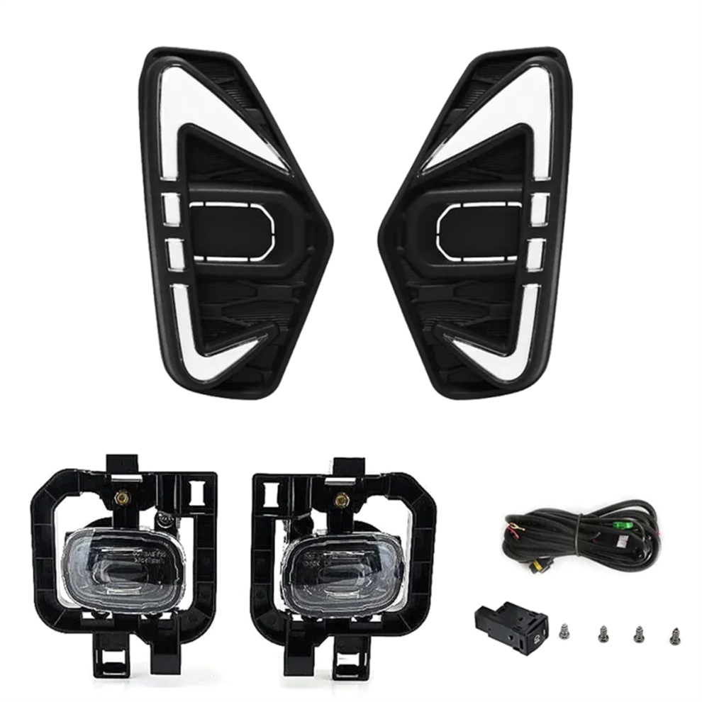 12V LED Fog Lamp Daytime Running Light White & Yel